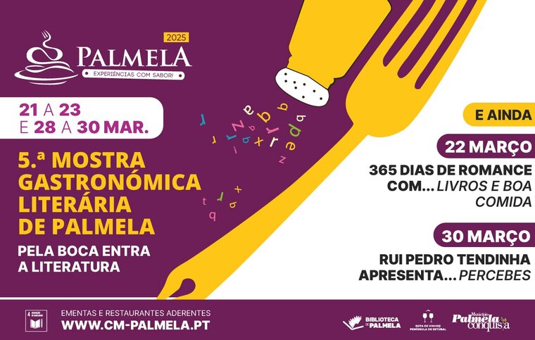 newsletter da 5&ordf; Mostra Gastron&oacute;mica de Palmela em mar&ccedil;o 