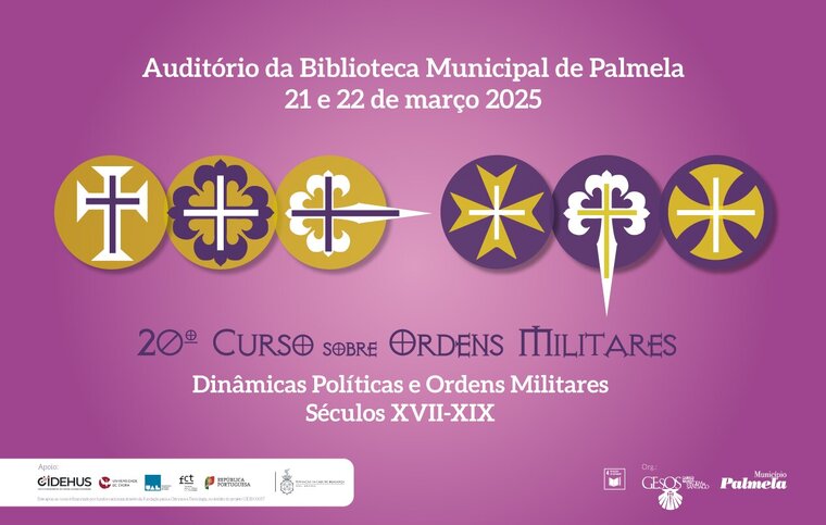 newsletter do 20&ordm; curso sobre ordens militares a 21 e 22 de mar&ccedil;o