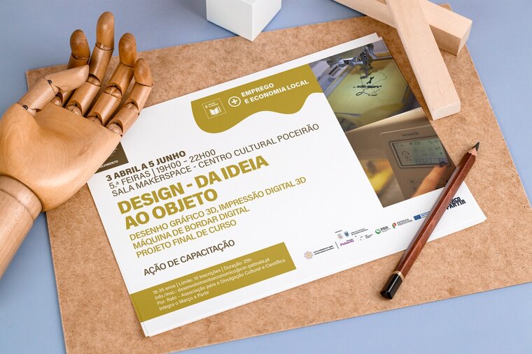 newsletter a&ccedil;&atilde;o de capacita&ccedil;&atilde;o de design "da ideia ao objeto"