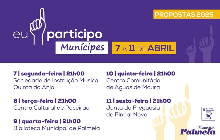 newsletter sess&otilde;es eu participo municipes em abril