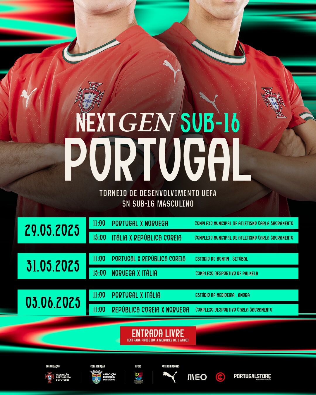 imagem com hor&aacute;rios dos jogos