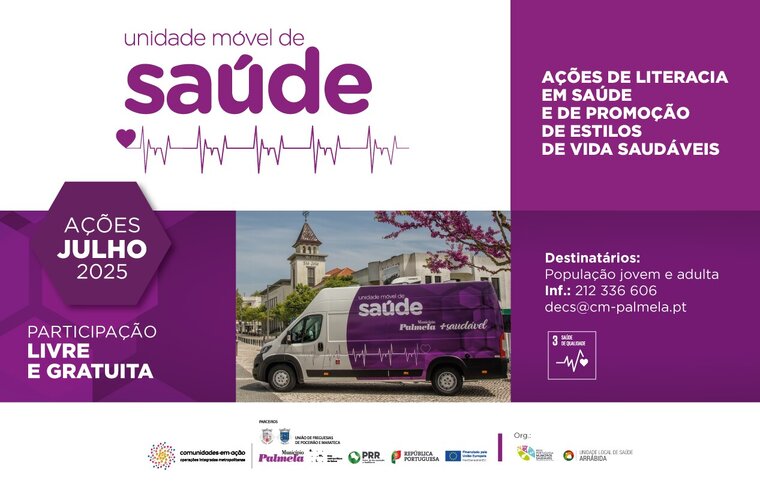 newsletter a&ccedil;&otilde;es unidade m&oacute;vel de sa&uacute;de em julho