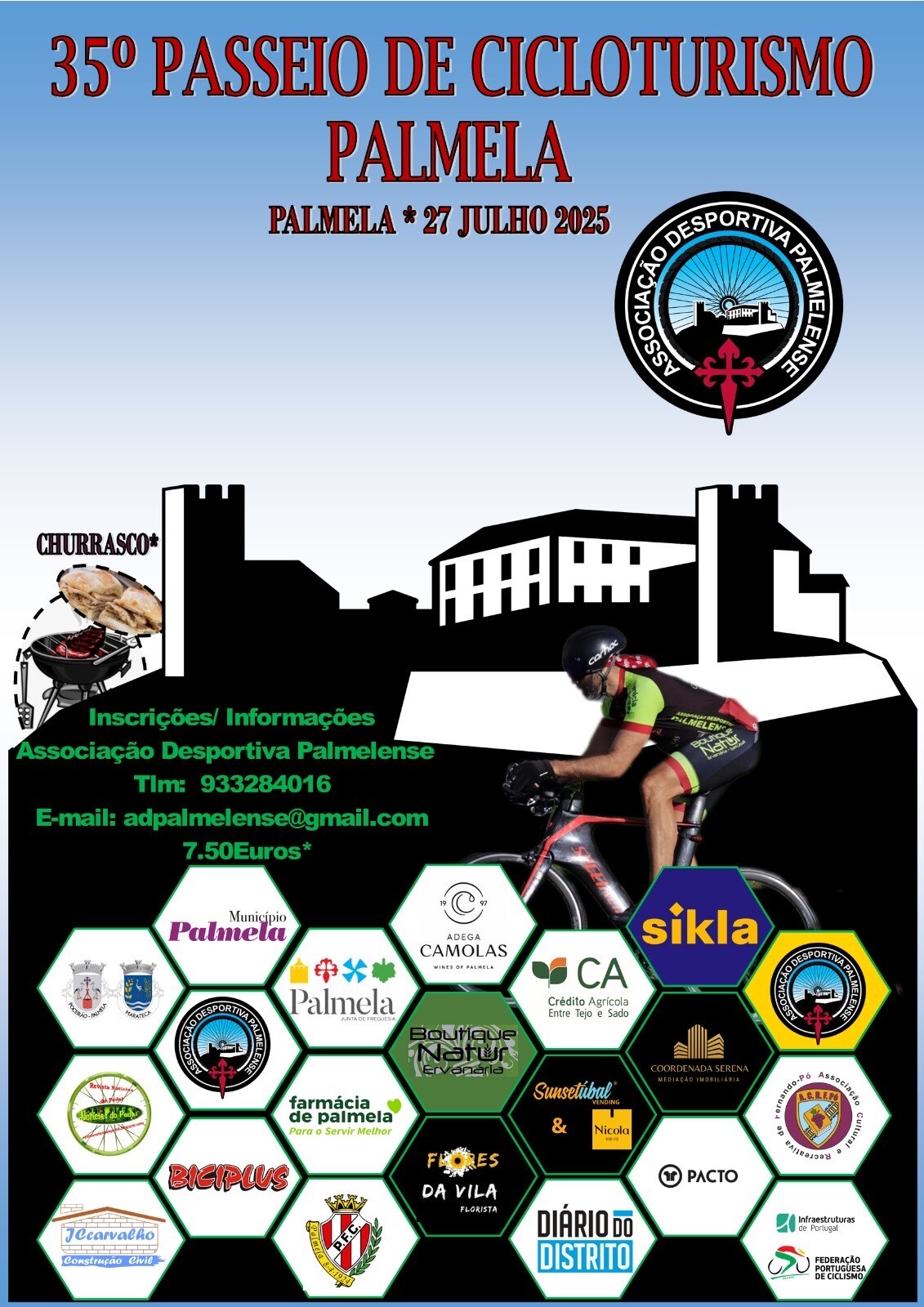 Cartaz 35&ordm; Passeio Cicloturismo Palmela