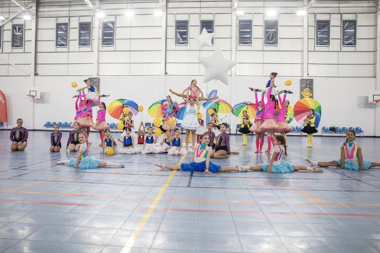 gin&aacute;stica no pavilh&atilde;o municipal de palmela