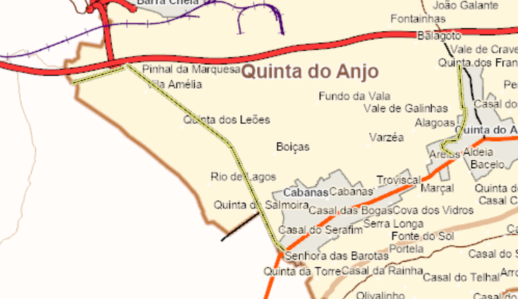 ciclovias quinta do anjo