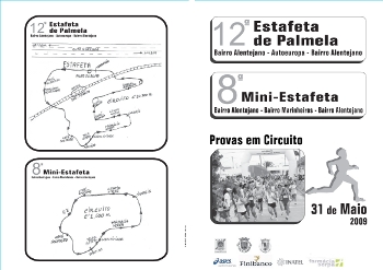 Programa da 12.ª Estefeta de Palmela e da 8.ª Mini Estafeta